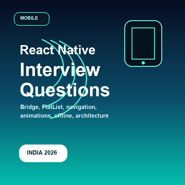 React Native Interview Questions Indian Engineers Should Prepare for in 2026